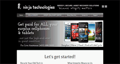 Desktop Screenshot of ninja-technologies.com